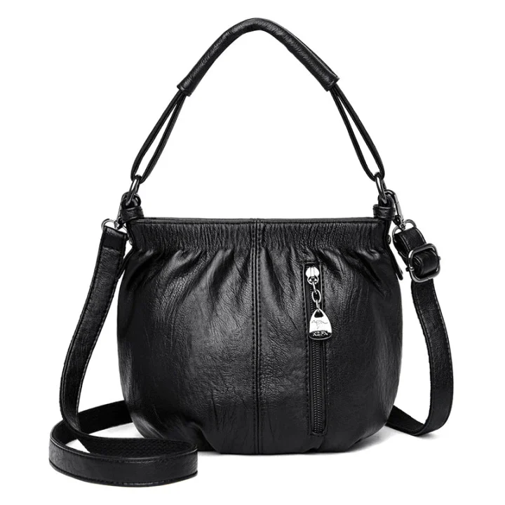 Sofia Leather Bucket Bag