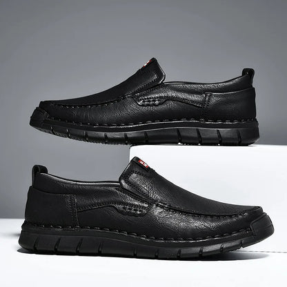 MONTELLO – ELEGANT LEATHER SLIP‑ON SHOES