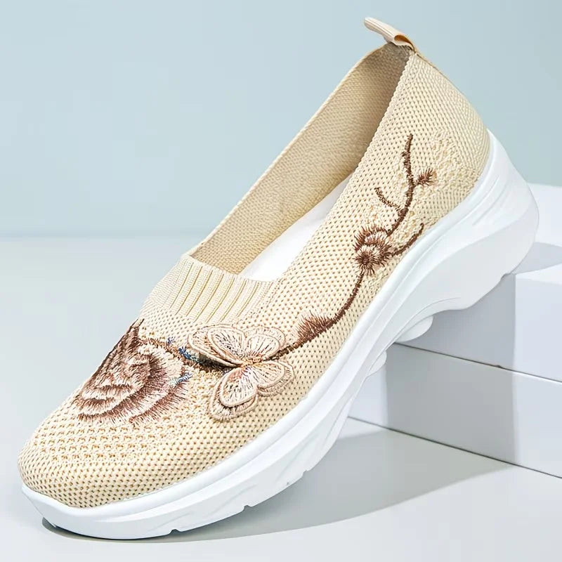 VELMORA BUTTERFLY EMBROIDERED LOAFERS
