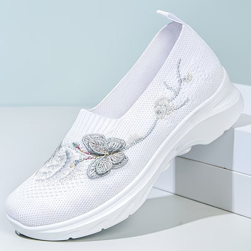 VELMORA BUTTERFLY EMBROIDERED LOAFERS