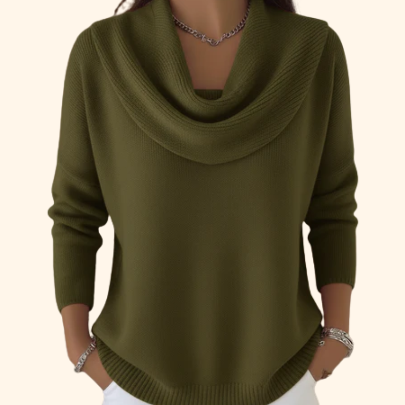 MADELINE COLLARED ELEGANCE SWEATER