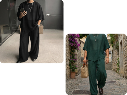 Men’s T-Shirt Pants Set