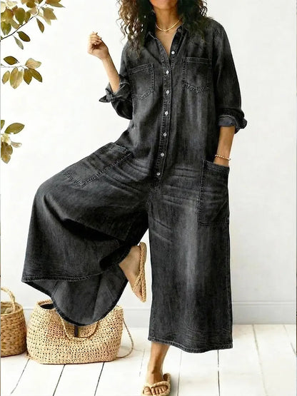 Casual Cotton Jumpsuit