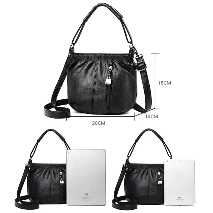 Sofia Leather Bucket Bag