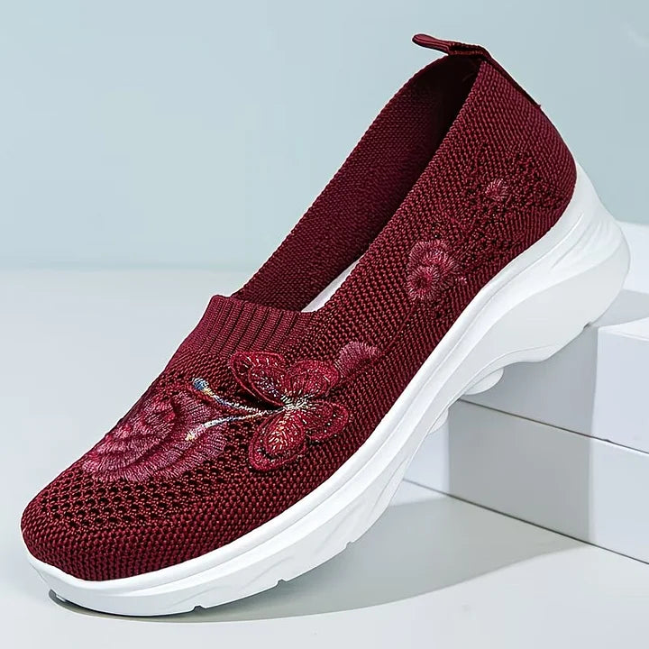 VELMORA BUTTERFLY EMBROIDERED LOAFERS