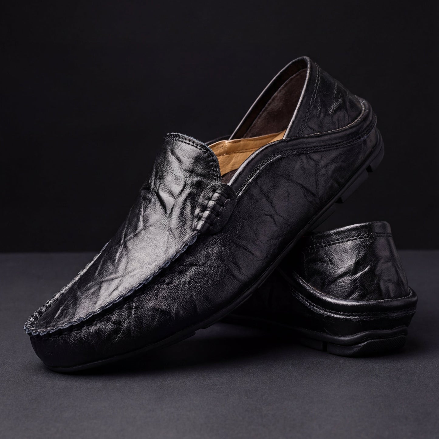 VELTORA LEATHER LOAFERS