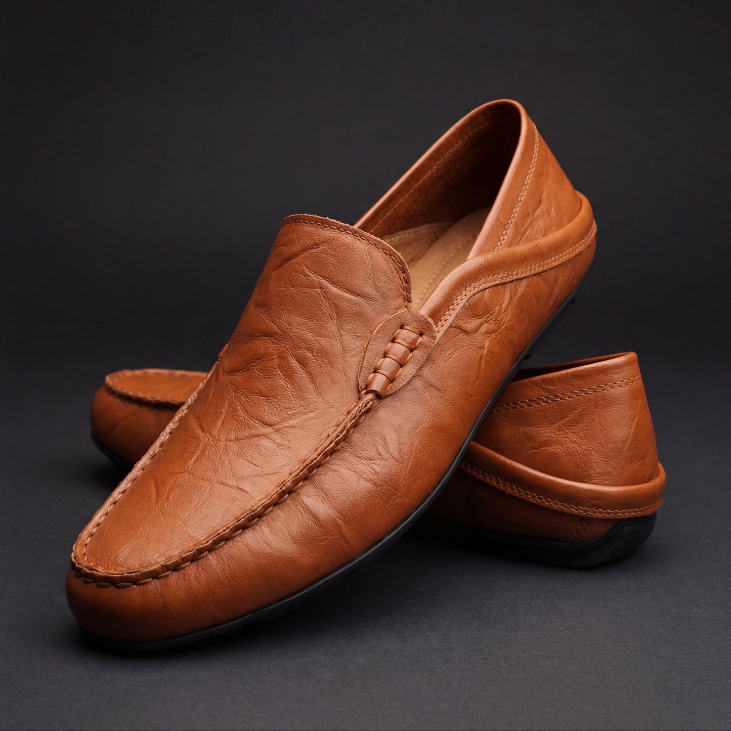 VELTORA LEATHER LOAFERS