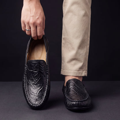 VELTORA LEATHER LOAFERS