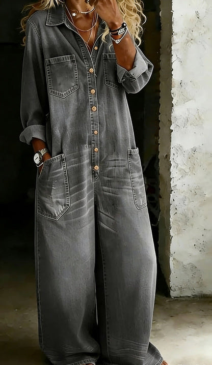 Casual Cotton Jumpsuit
