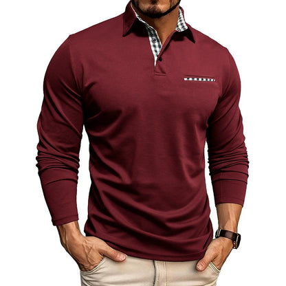 AERON BREATHABLE LONG-SLEEVE POLO SHIRT