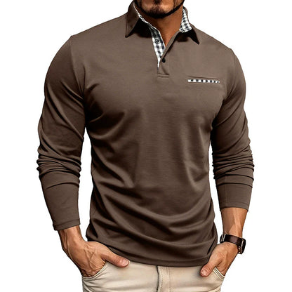 AERON BREATHABLE LONG-SLEEVE POLO SHIRT
