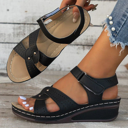 ZARESSA PLATFORM WEDGE SANDALS