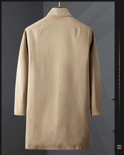 VALENZO KOREAN-STYLE MID-LENGTH TRENCH COAT