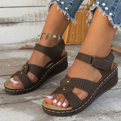 ZARESSA PLATFORM WEDGE SANDALS