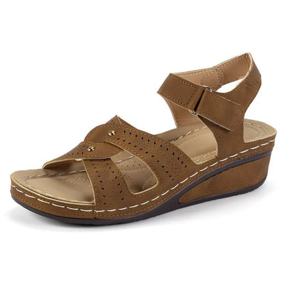 ZARESSA PLATFORM WEDGE SANDALS