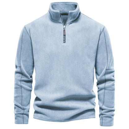 Half-Zip Sweatshirt – Fleece Long Sleeve