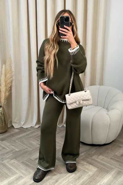 Knitted Two-piece Set