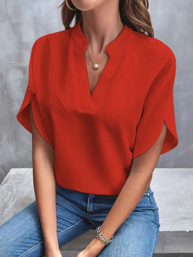 Maya - Flowy Elegant Collar Shirt