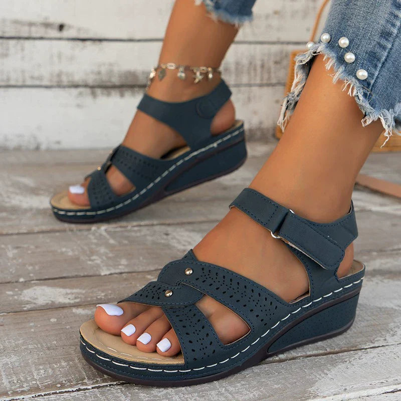ZARESSA PLATFORM WEDGE SANDALS