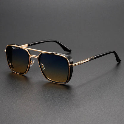 Aviantis Geometric Metal Sunglasses