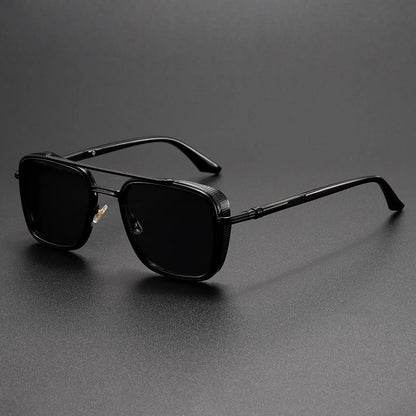 Aviantis Geometric Metal Sunglasses