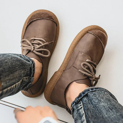 Aurex Leather Trainers