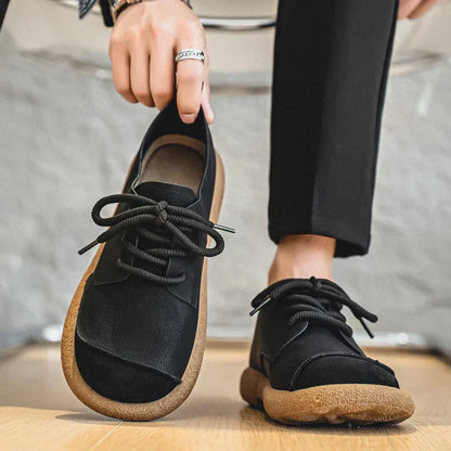 Aurex Leather Trainers
