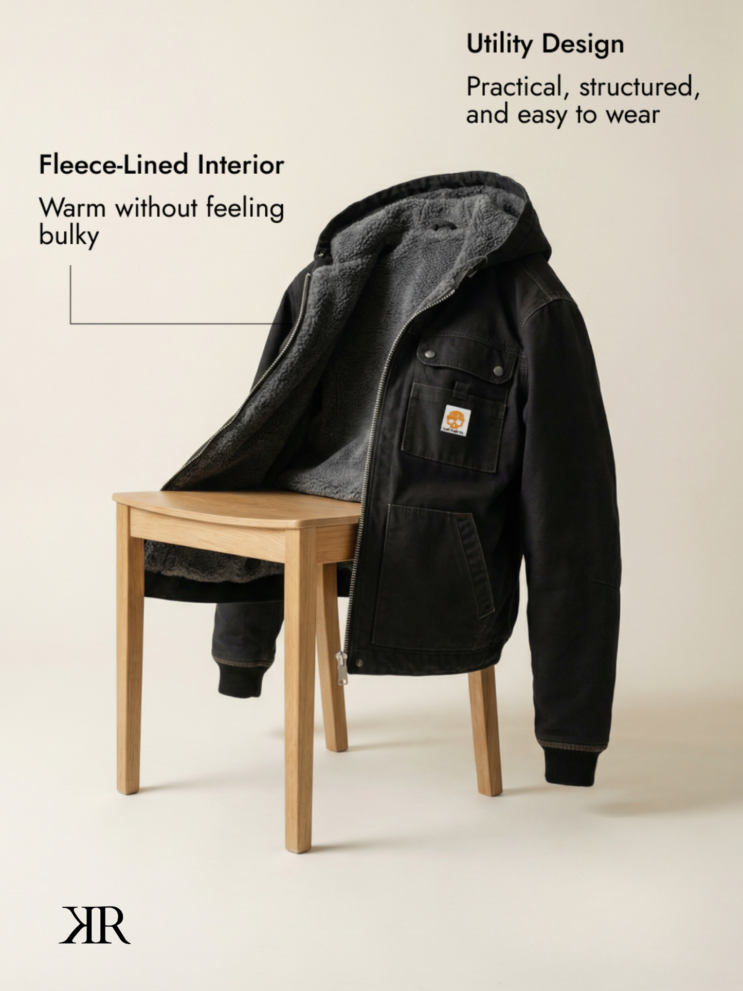 Harlan Fleece Utility Jacket