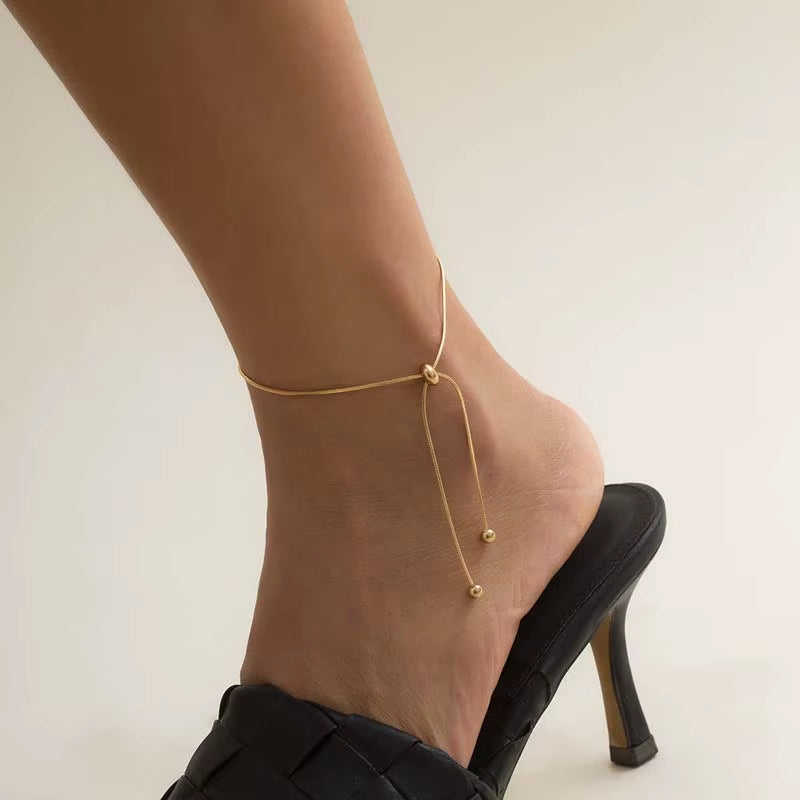 Seraphine Snake Chain Anklet
