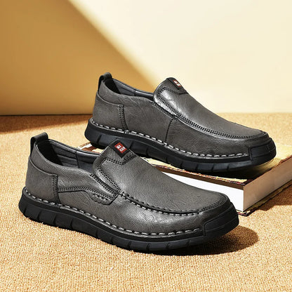 MONTELLO – ELEGANT LEATHER SLIP‑ON SHOES
