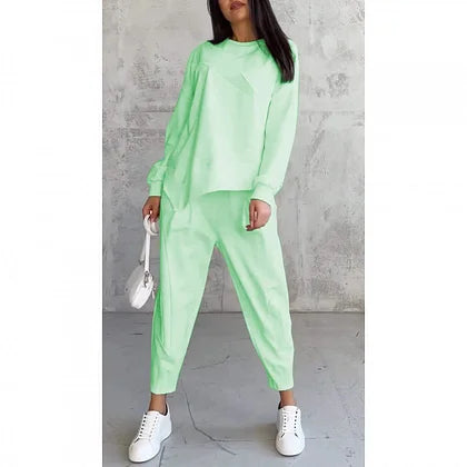 ASYRA LONG SLEEVE SWEATER AND PANTS SET
