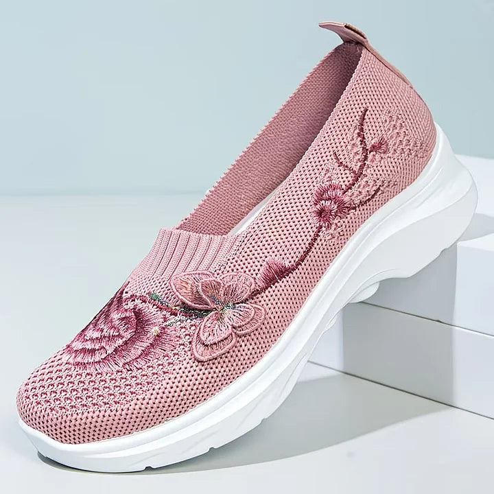 VELMORA BUTTERFLY EMBROIDERED LOAFERS