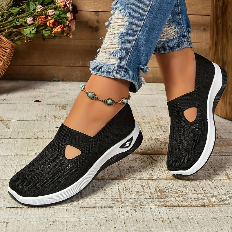 LYVENA BREATHABLE KNIT COMFORT SNEAKERS